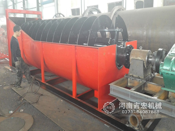 螺旋洗石機、移動輸送機發(fā)往東北